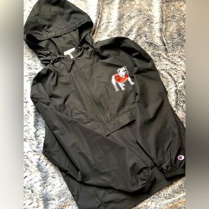 Champion Georgia bulldog windbreaker
